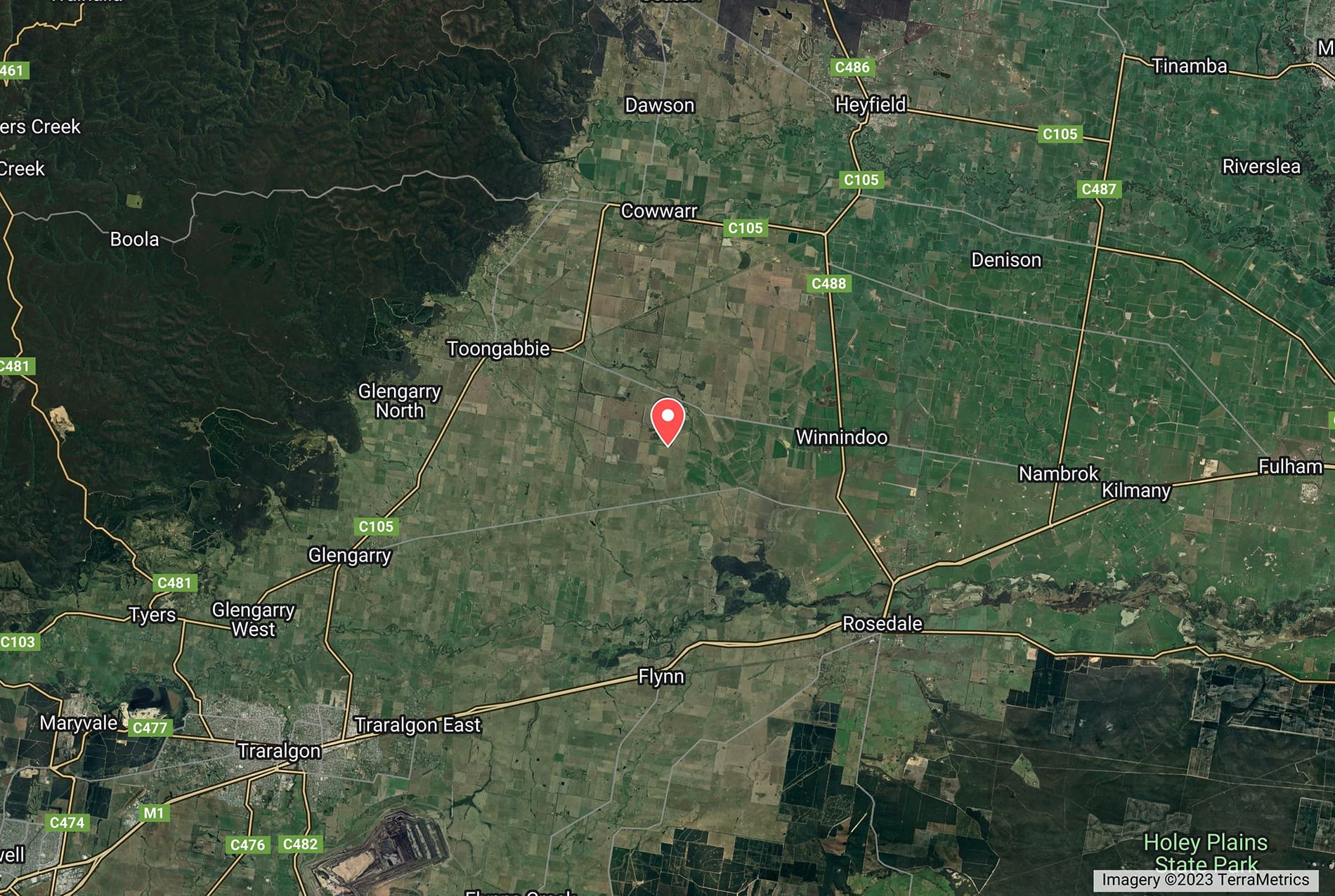 Toongabbie project location in local area context